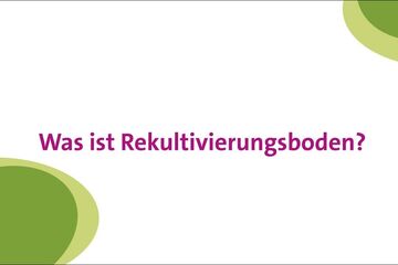 Rekultivierungsboden